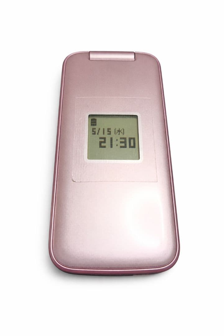 【極美品】ドコモ F-01M ガラケー ピンク SIMフリー 富士通