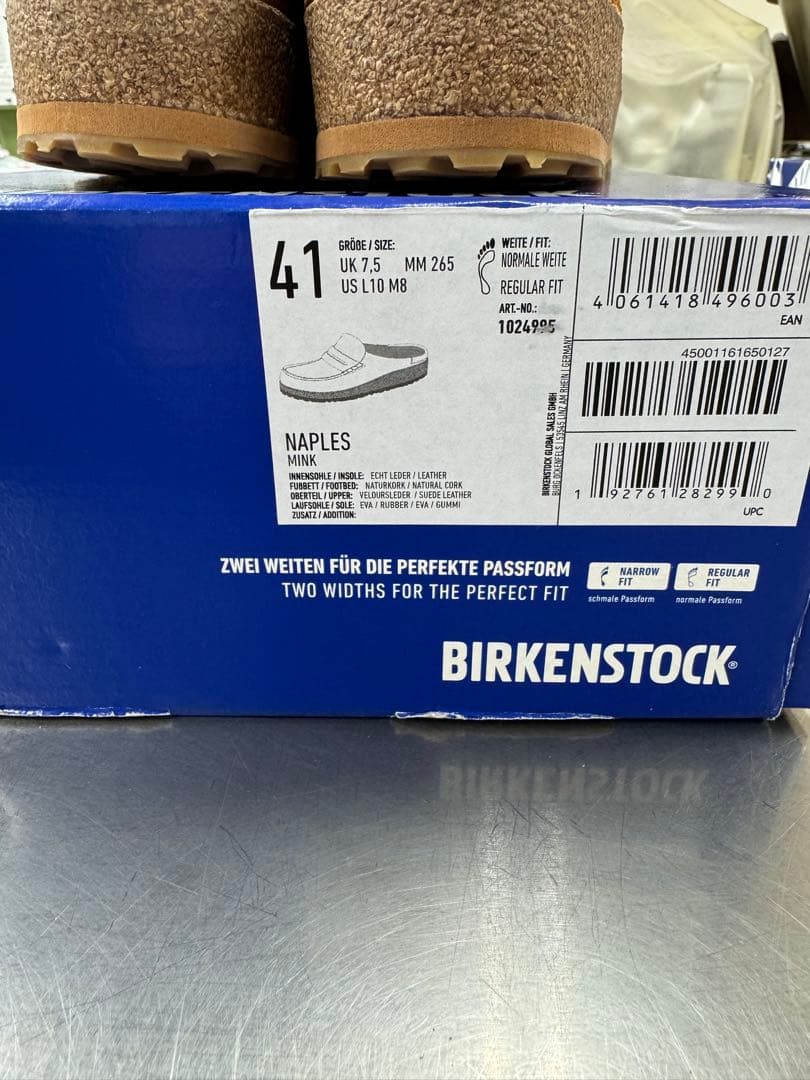 【新品・未使用】BIRKENSTOCK NAPLES 41