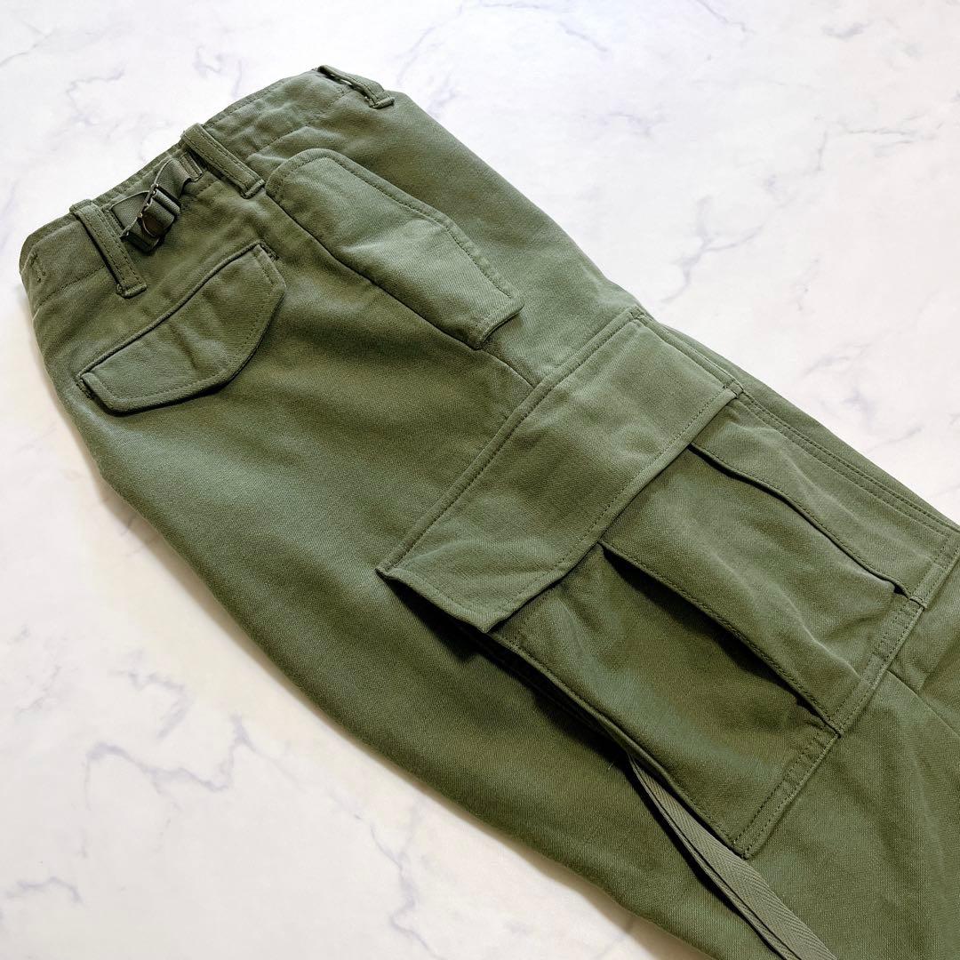 現行美品✨マディソンブルー カーゴパンツ カーキゆったり 01 S～M
