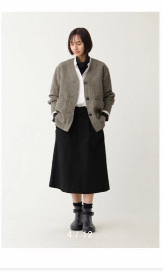 お値下げ　新品マーガレットハウエルWOOL TWILL ジャケットグレー