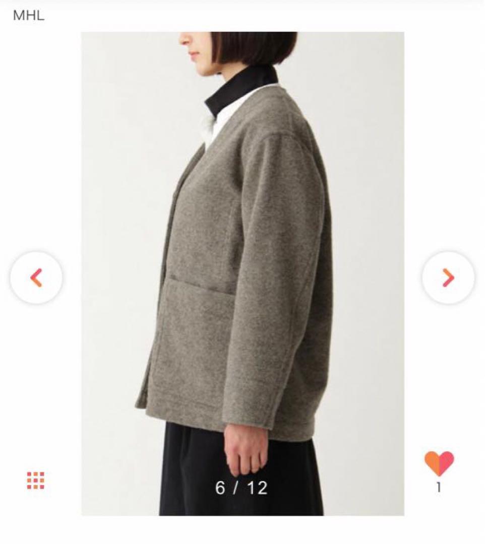 お値下げ　新品マーガレットハウエルWOOL TWILL ジャケットグレー