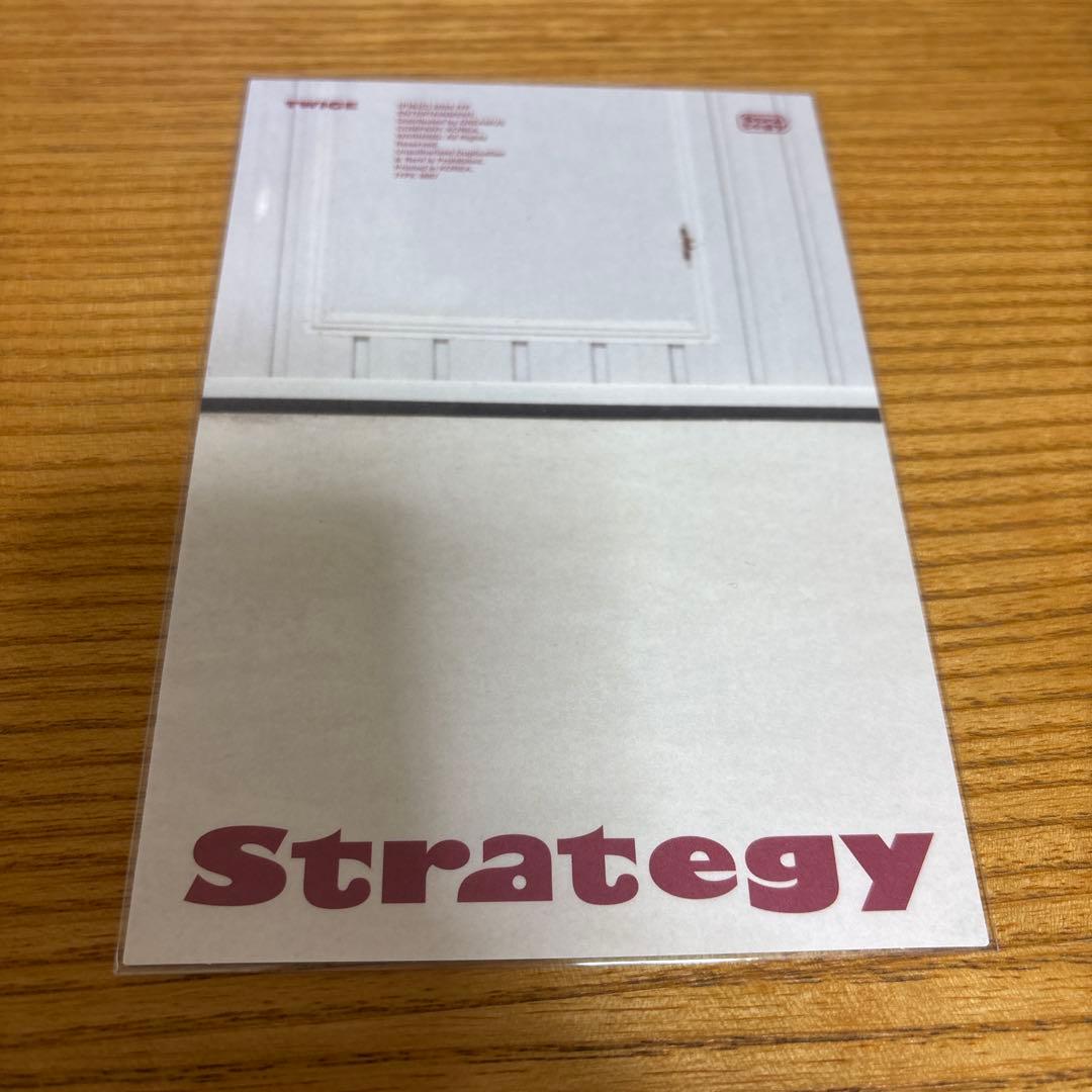 twice strategy 直筆サイン　ミナ