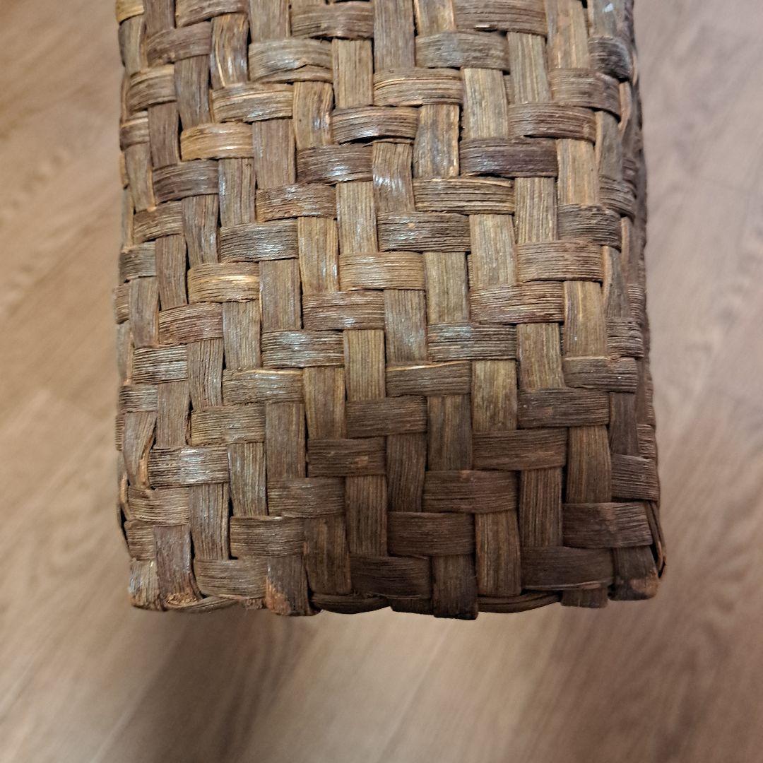 国産　山葡萄　大きなかごバッグ