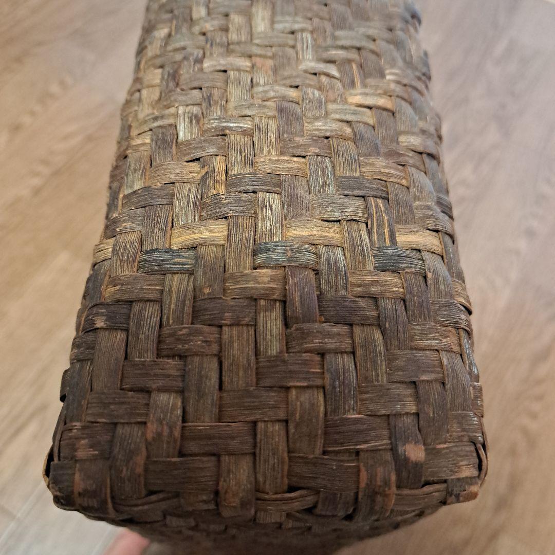 国産　山葡萄　大きなかごバッグ