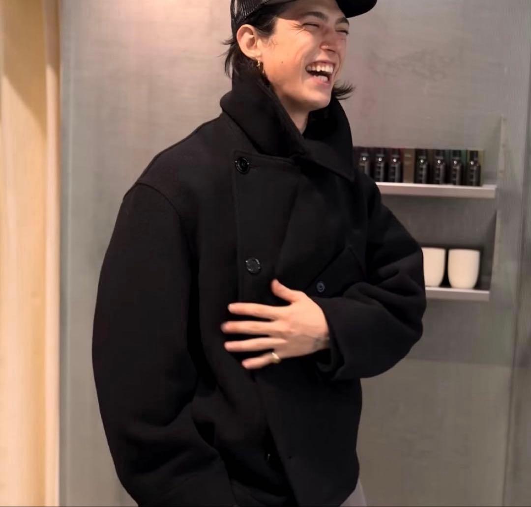 美品 Lemaire Dispatch Peacoat モーガン蔵人着用