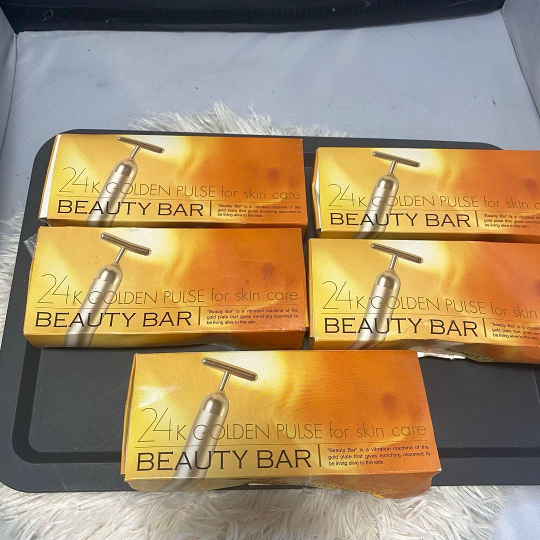 早い者勝ち新品未使用　24k純金電動美顔器ビューティバーまとめセット売り⁉️