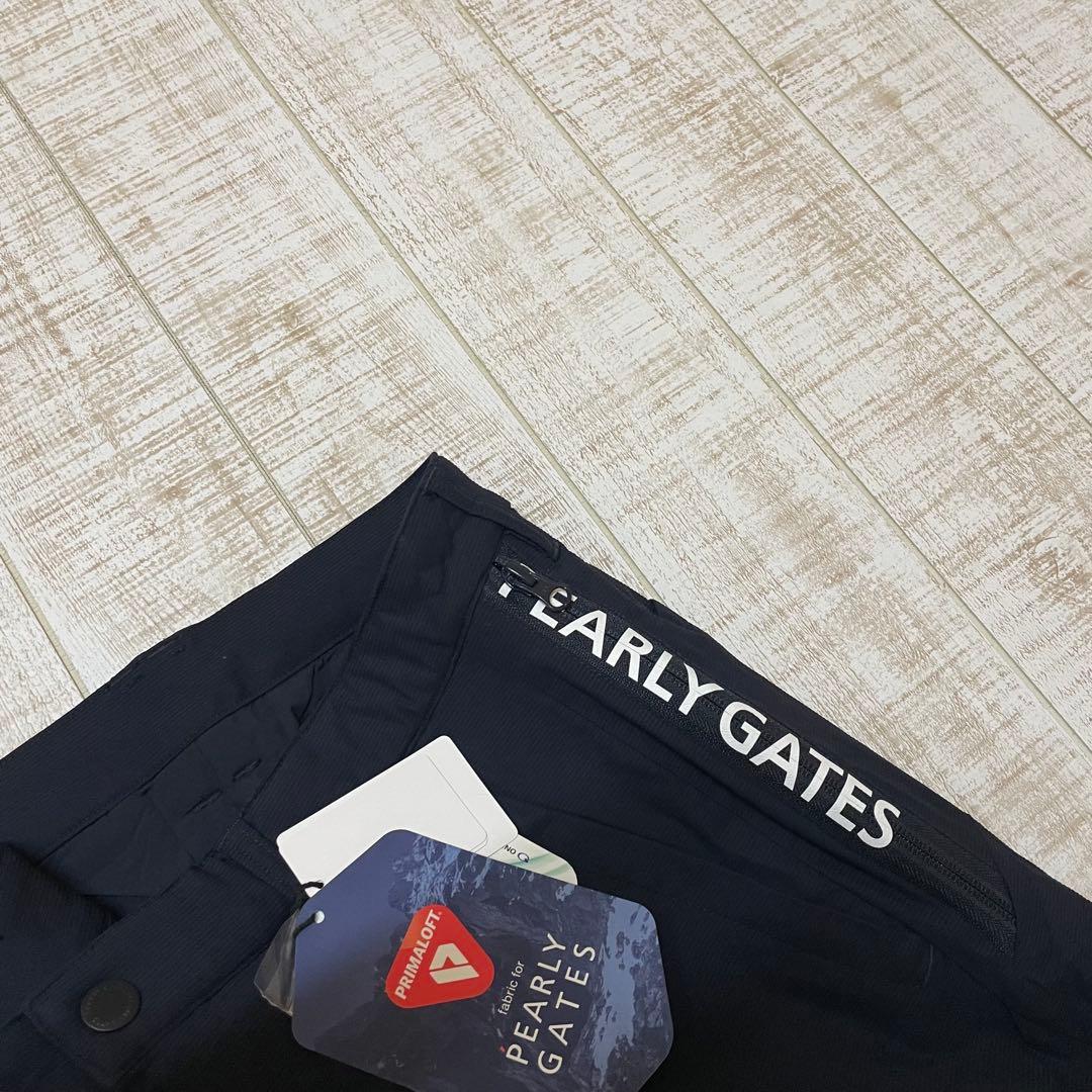 新品 パーリーゲイツ パンツ 中綿 プリマロフト ネイビー Mサイズ（4）