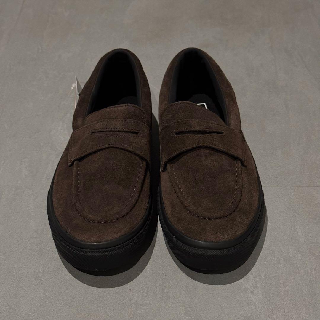 VANS バンズ ローファー V196CF CN スエード ブラウン 22.5