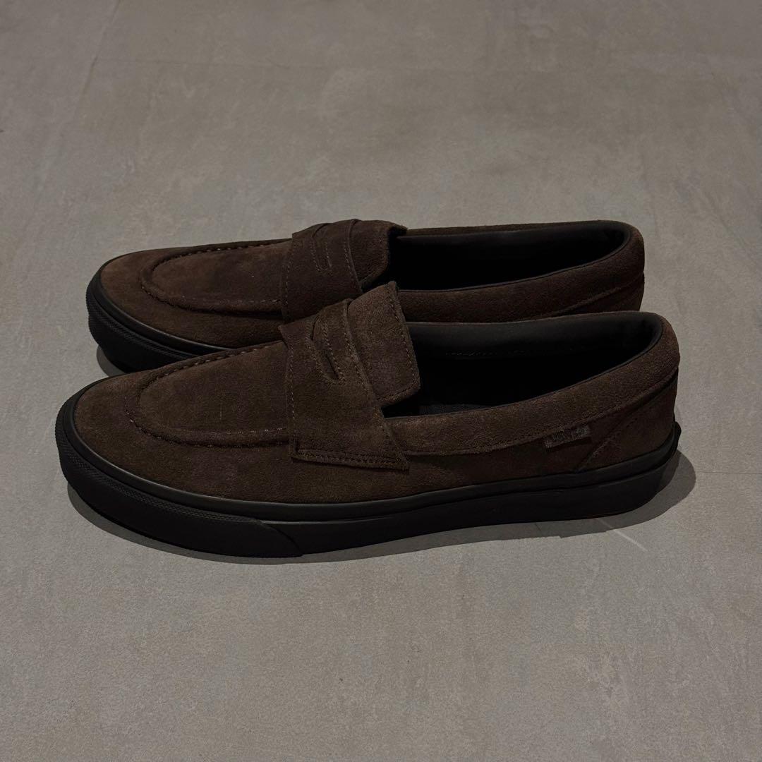 VANS バンズ ローファー V196CF CN スエード ブラウン 22.5