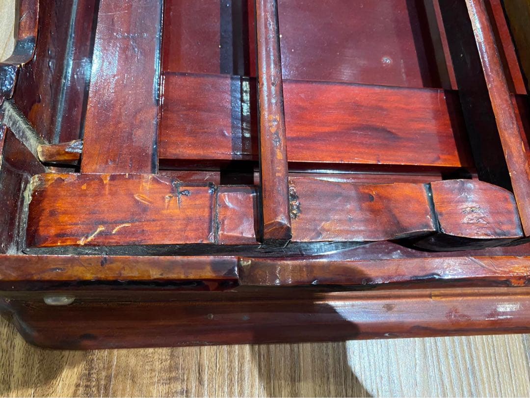 ローテーブル アンティーク 螺鈿 座卓 折りたたみテーブル インテリア