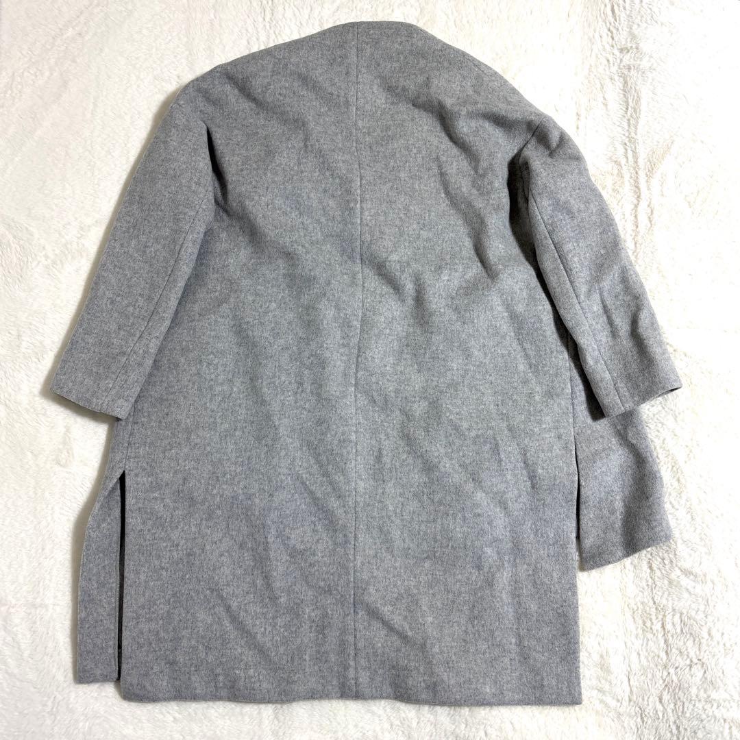 美品✨エンフォルド　カシミヤ混　ラムウール　ストールコート　変形　ダブルフェイス