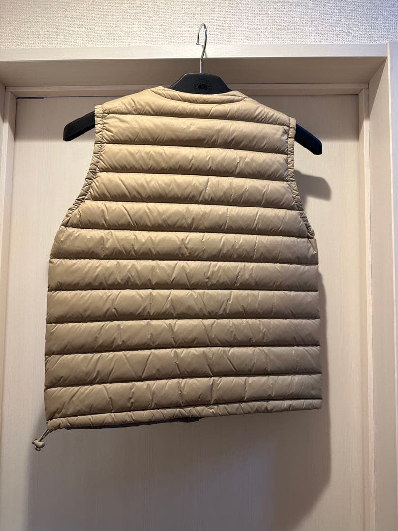 DANTON ダウンベスト　ベージュ