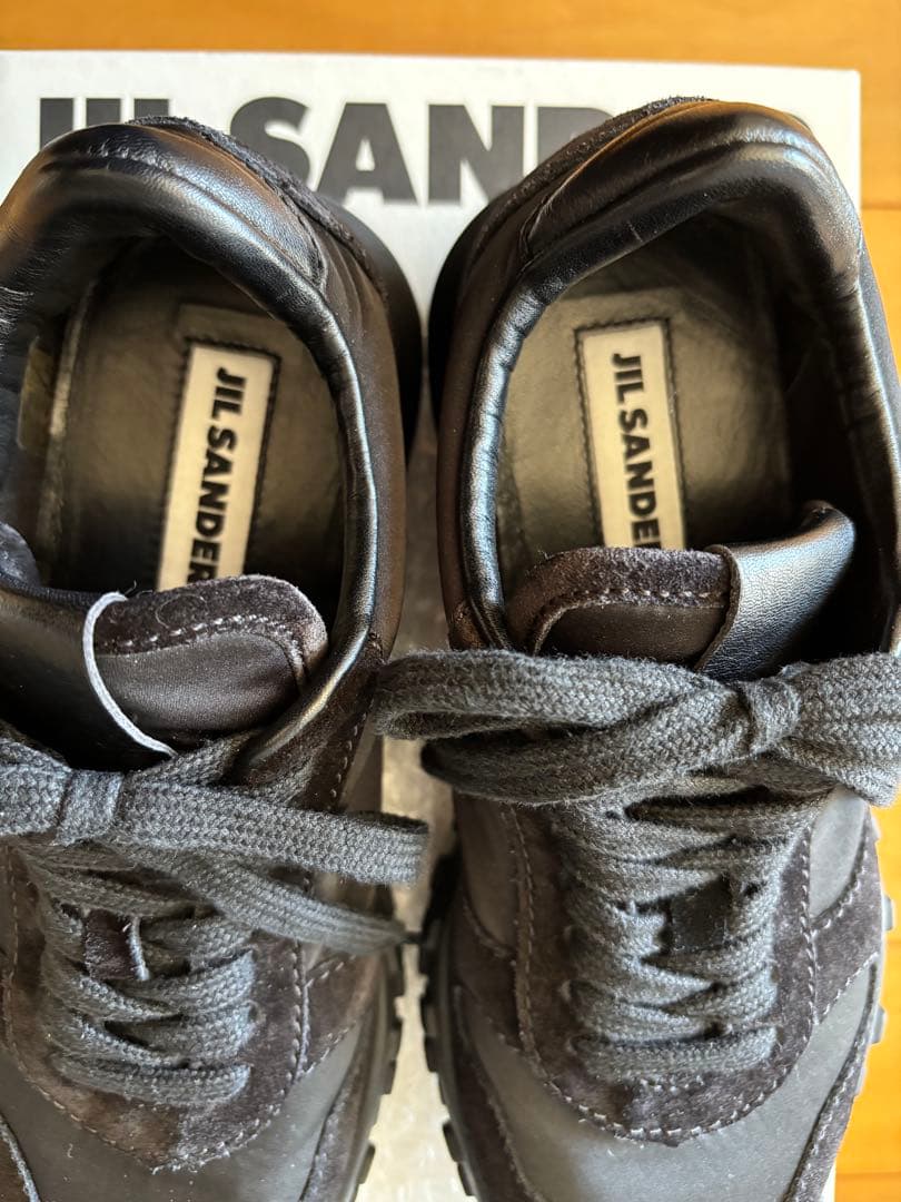 JIL SANDER ジルサンダー Moonスニーカー 35 ブラック　新品同様