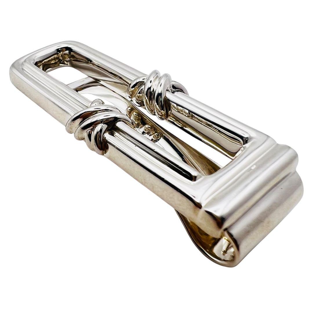 超美品✨ティファニー　シグネチャークロス　シルバー　マネークリップ