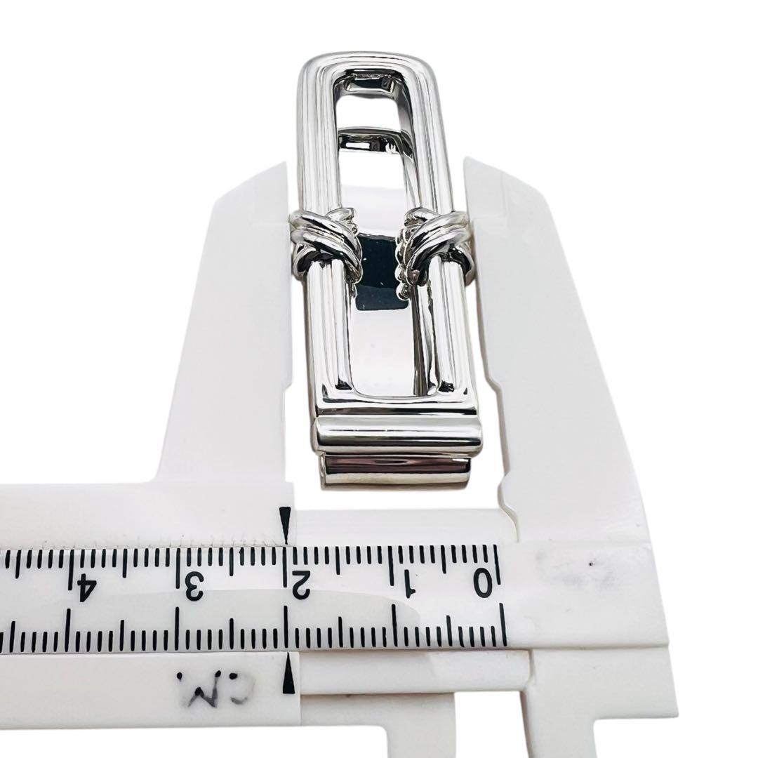 超美品✨ティファニー　シグネチャークロス　シルバー　マネークリップ