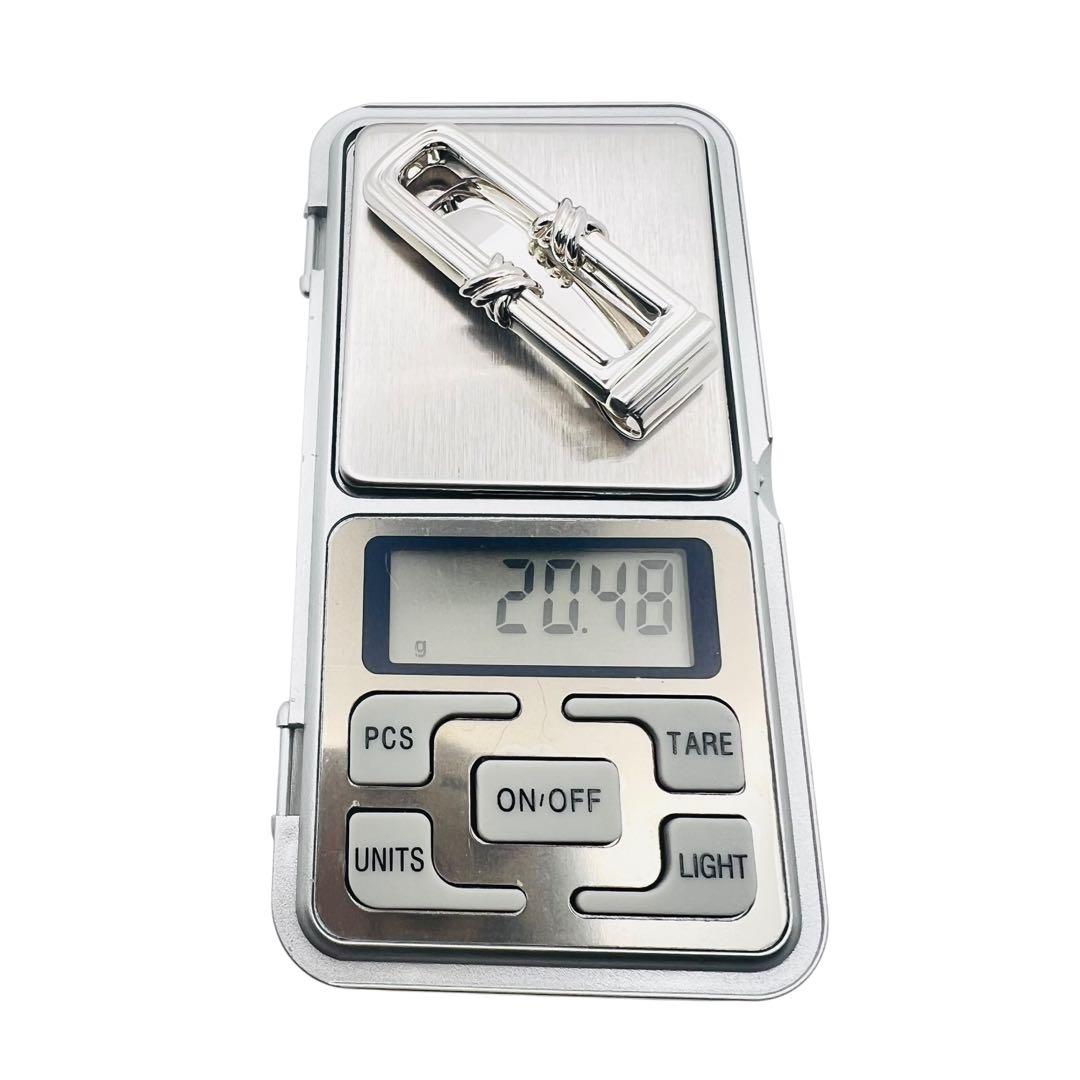 超美品✨ティファニー　シグネチャークロス　シルバー　マネークリップ