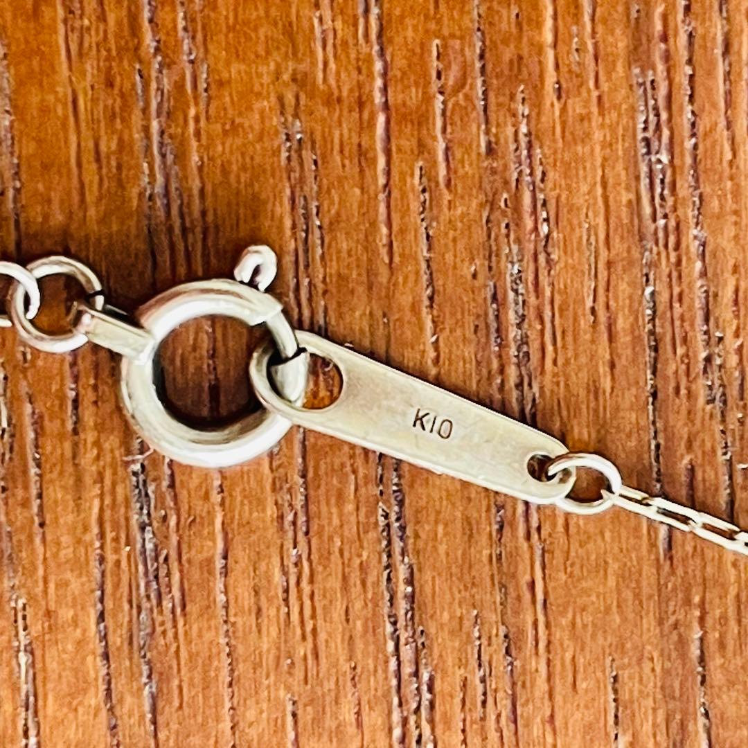 agete K10 アラベスクダイヤ　ロングネックレス　2WAY仕様