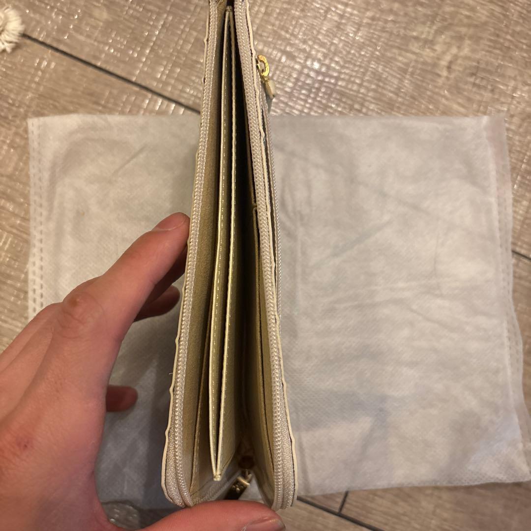 ATAO クロコダイル風長財布 青と黄色