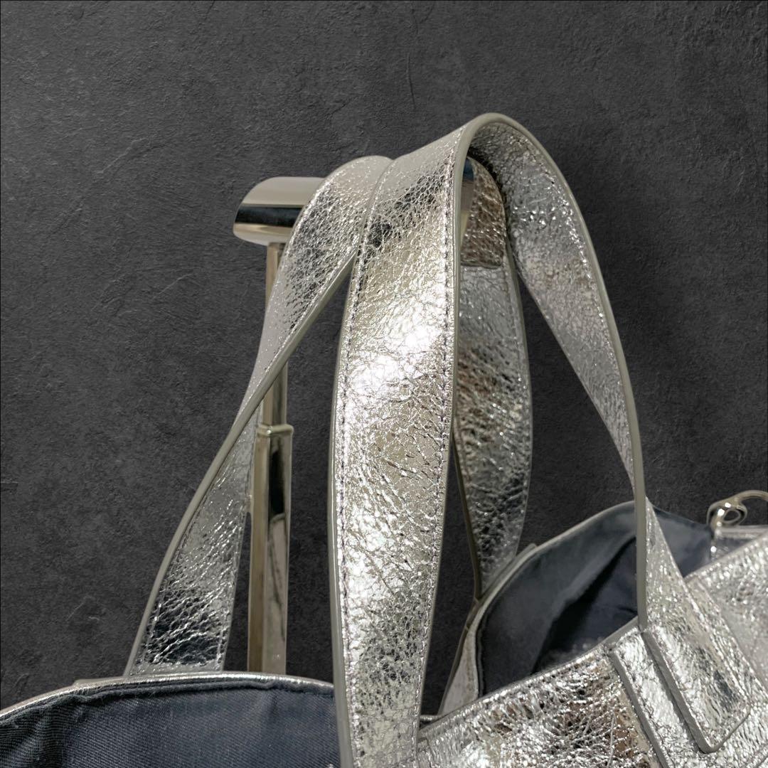 ear PAPILLONNER 仕切りポケットトートバッグ Lサイズ