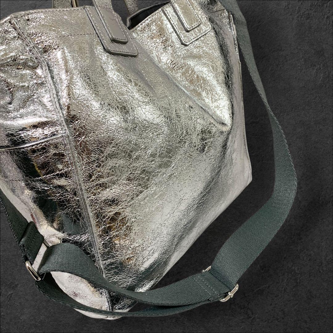 ear PAPILLONNER 仕切りポケットトートバッグ Lサイズ