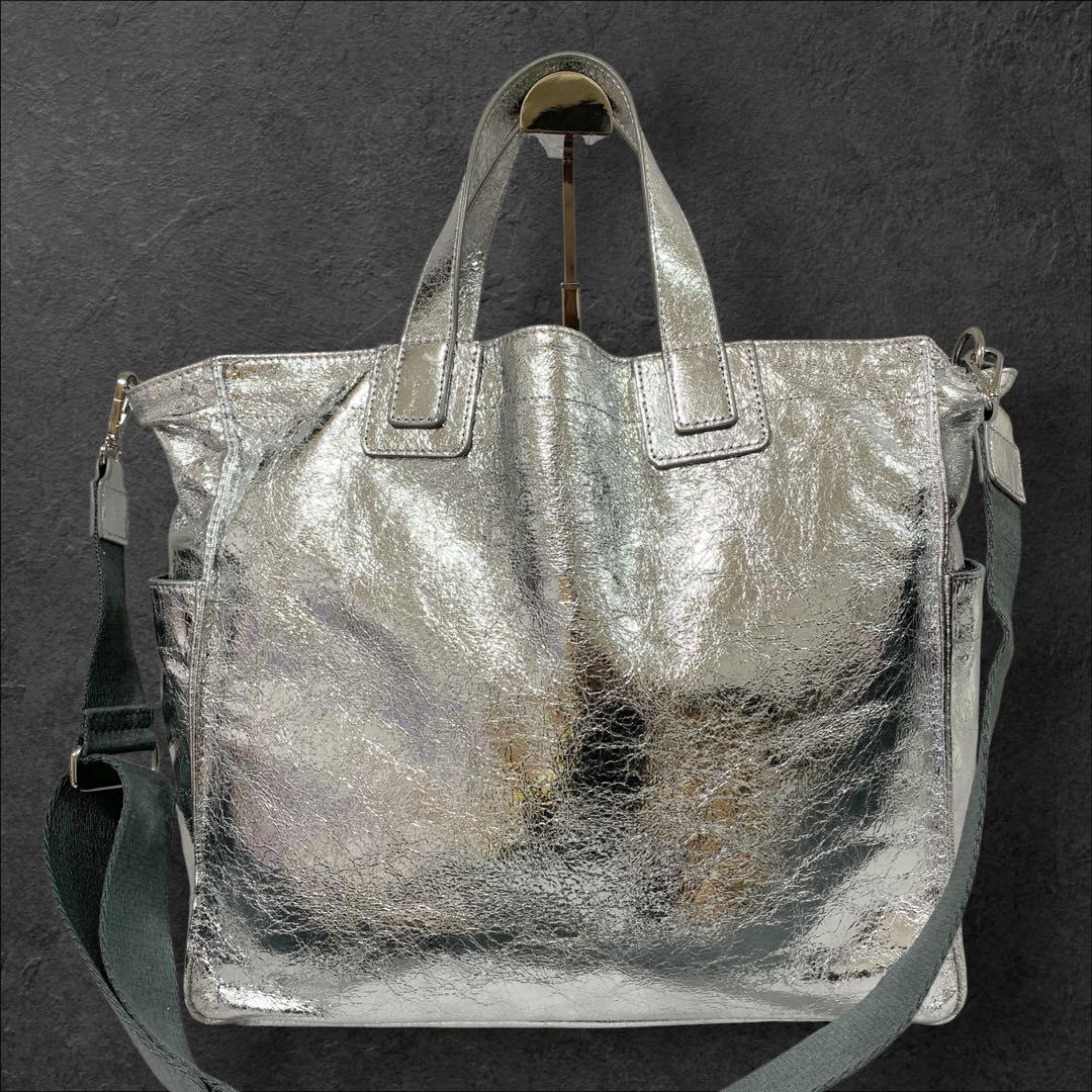 ear PAPILLONNER 仕切りポケットトートバッグ Lサイズ