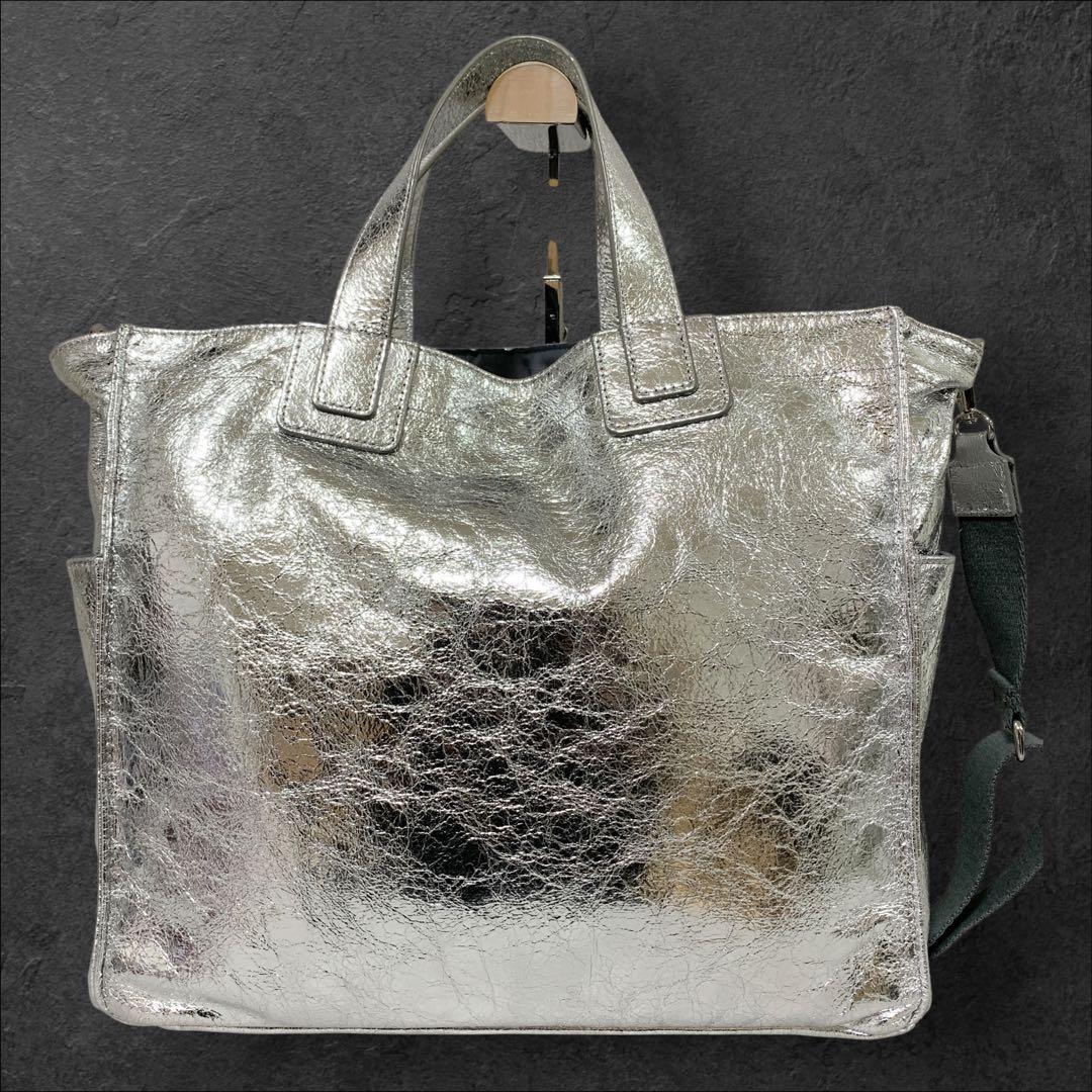 ear PAPILLONNER 仕切りポケットトートバッグ Lサイズ