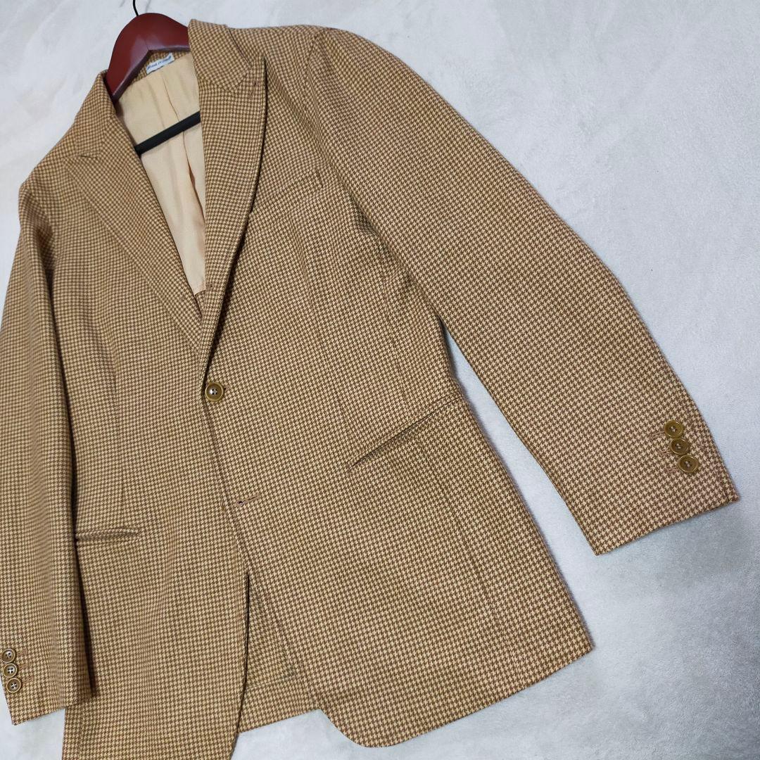 美品　イタリア製　Y.Akamine　千鳥格子柄　テーラードジャケット