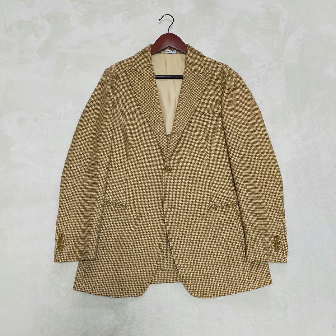 美品　イタリア製　Y.Akamine　千鳥格子柄　テーラードジャケット