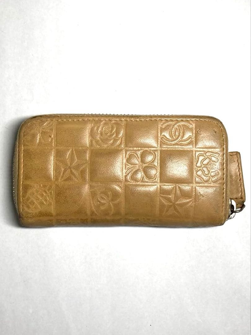 シャネル　アイコンライン　ココマーク　レザー　ケース　カードケース
