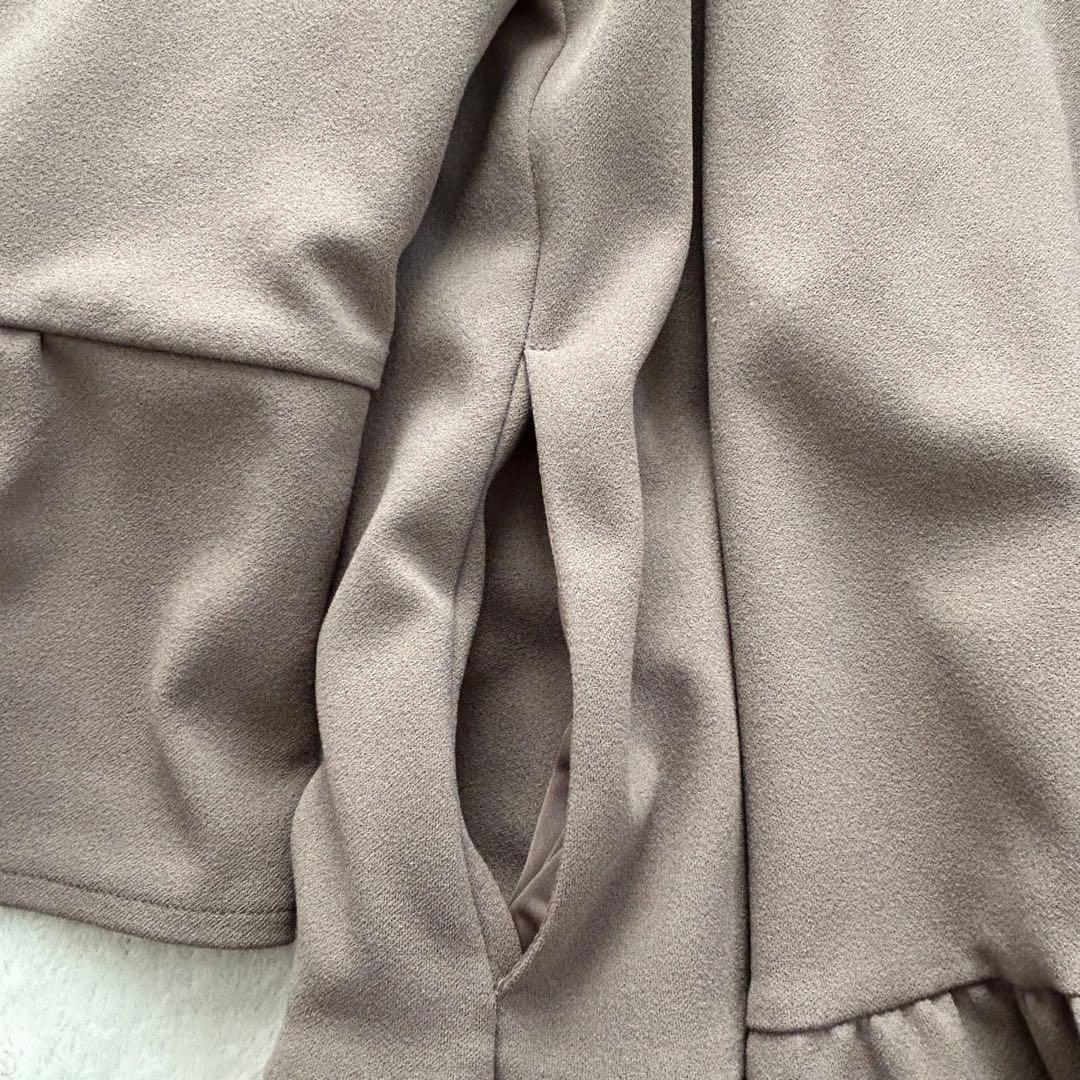 【美品】ローズティアラ　バックリボンフリルワンピース　大きいサイズ　46 洗える