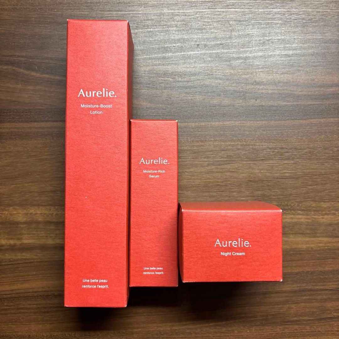 【新品未開封】オレリー化粧水＆美容液＆クリーム3点セット