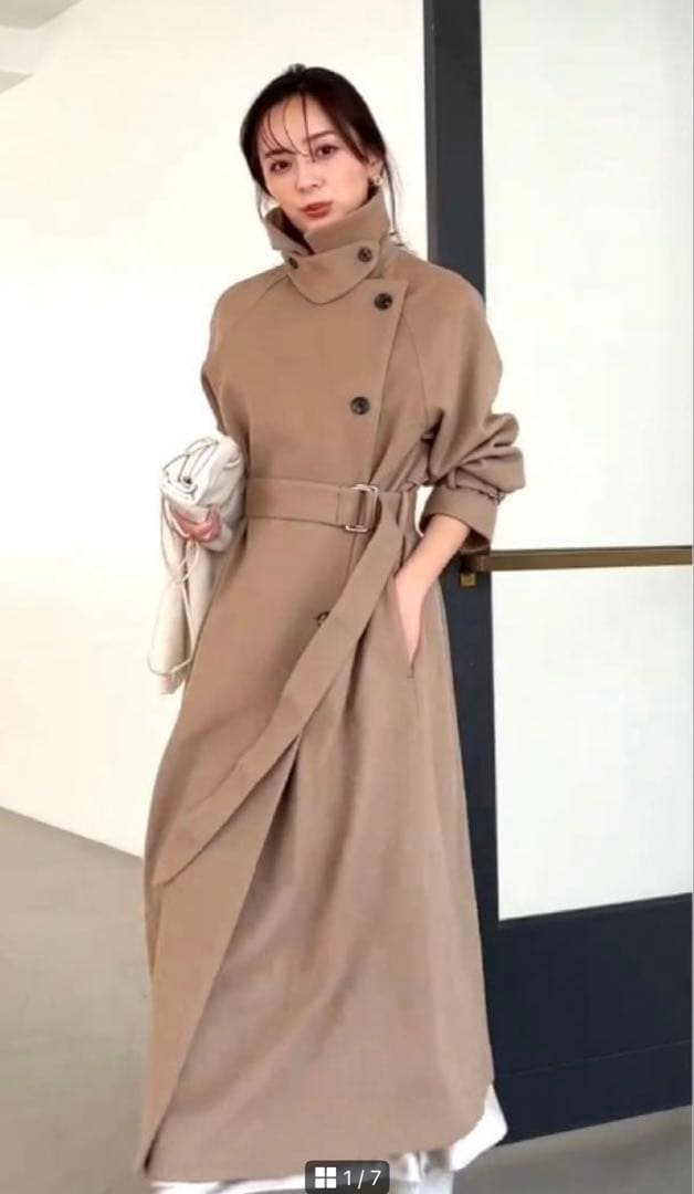 anuans ウールトレンチコート　クリーニング後