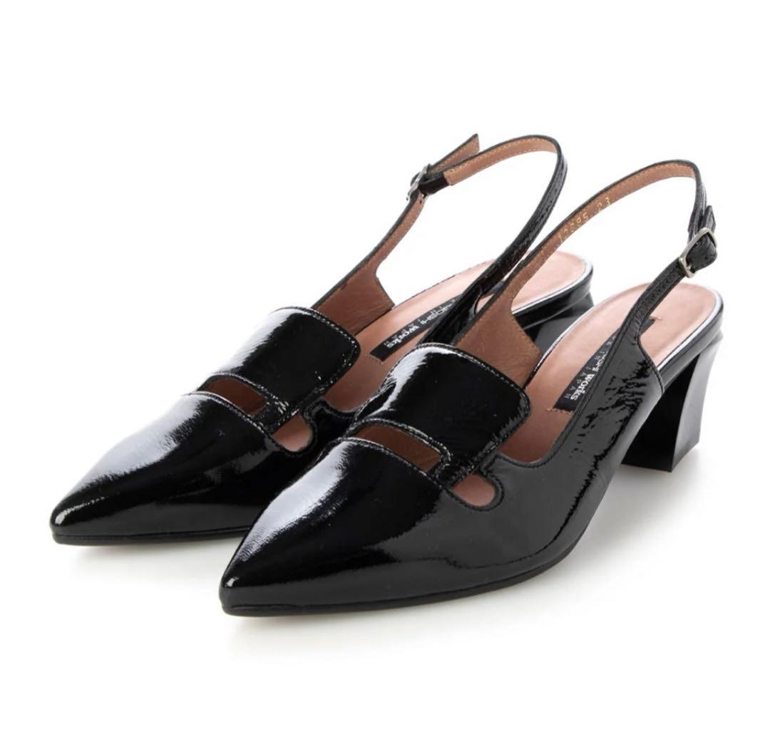 美品　RABOKIGOSHI works ストラップ付きパンプス　24.5