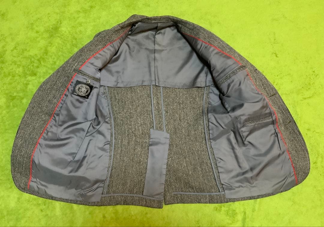 くぼちゃん　Jpress ヘリンボーン織ツイード　ジャケット