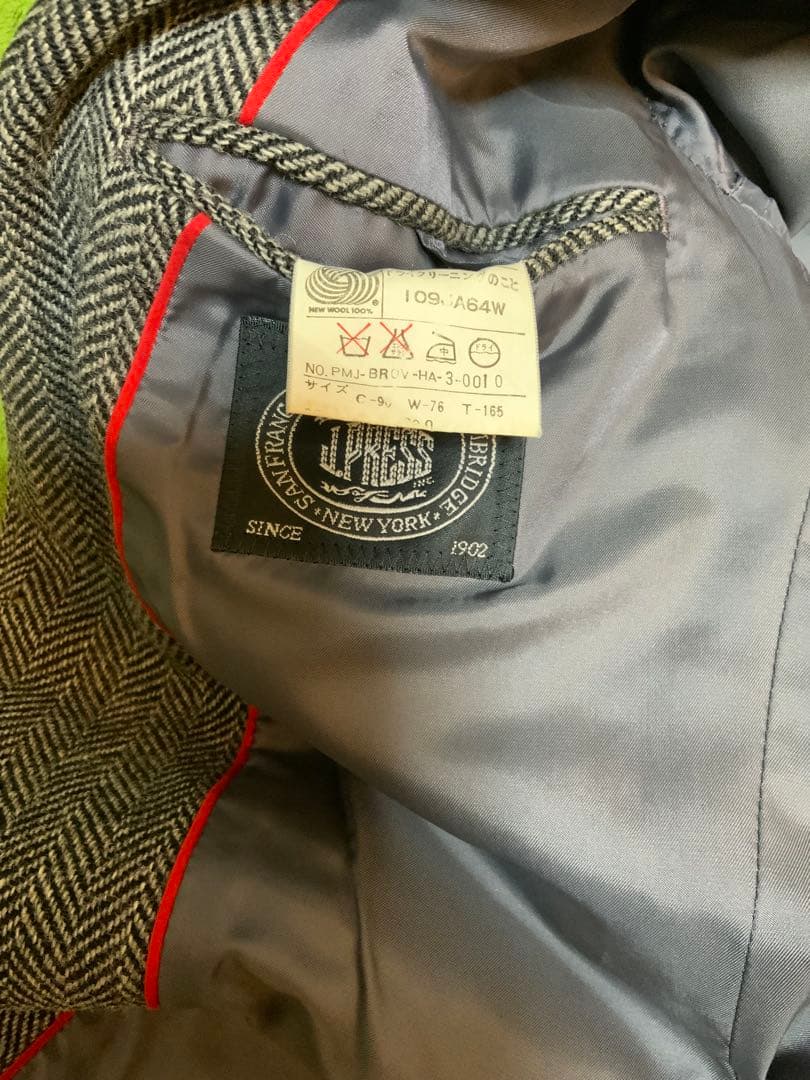 くぼちゃん　Jpress ヘリンボーン織ツイード　ジャケット