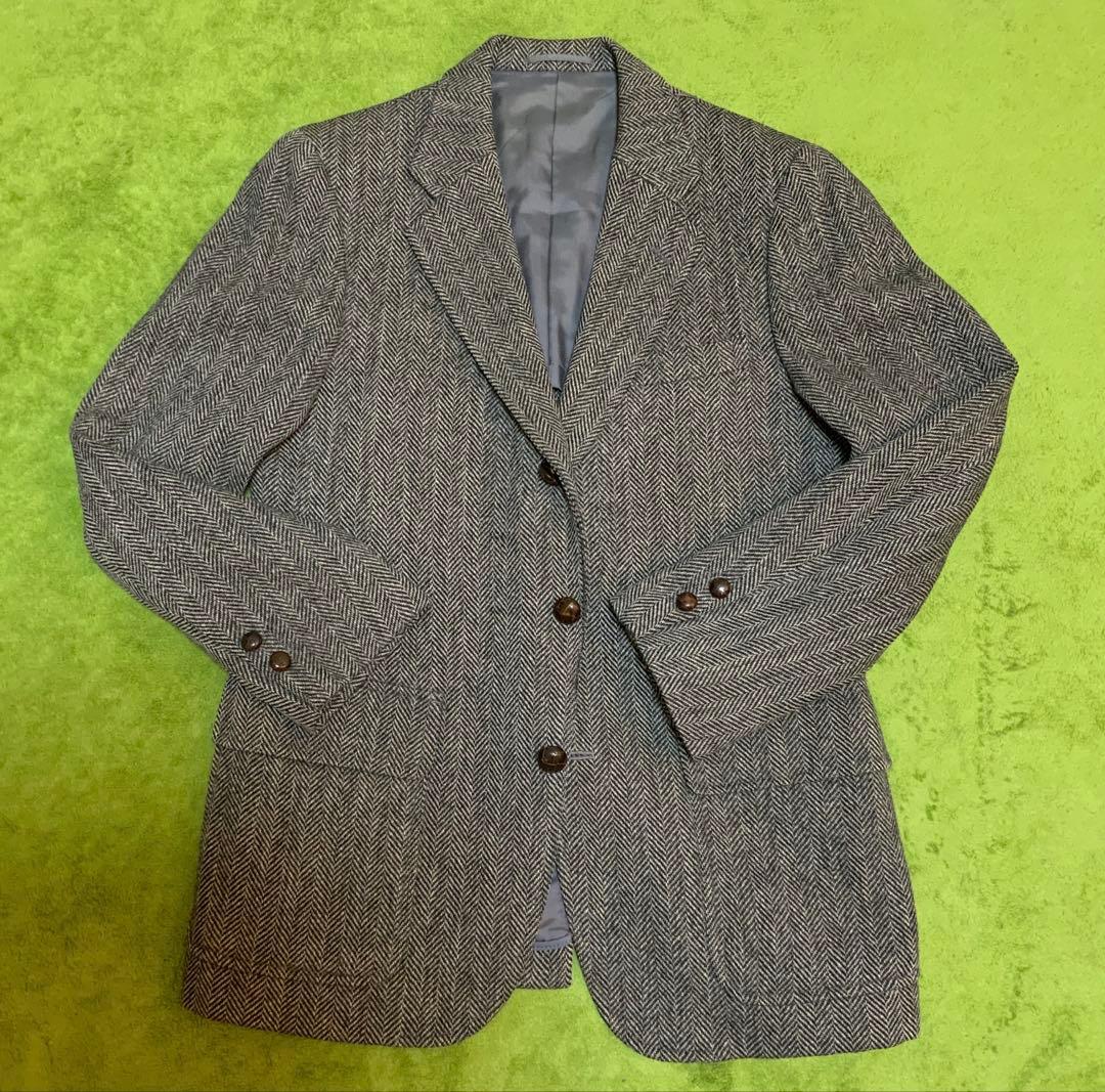 くぼちゃん　Jpress ヘリンボーン織ツイード　ジャケット