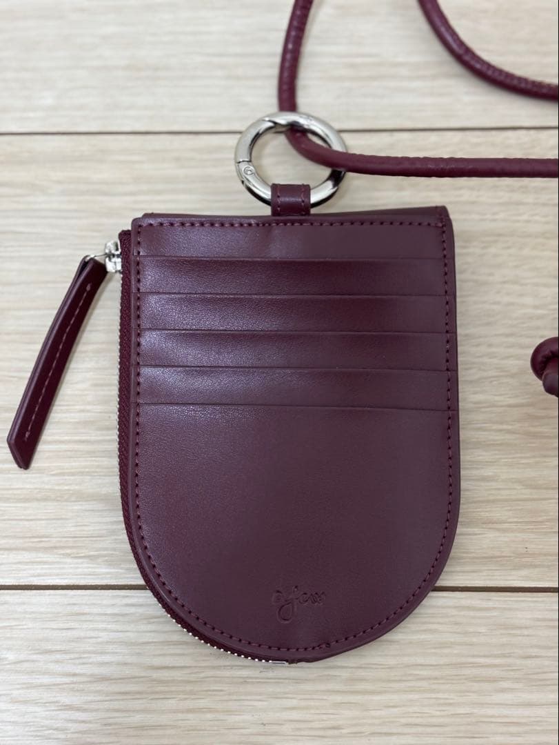 値下げ中⭐︎ajew Function wallet case 財布　バーガンディ