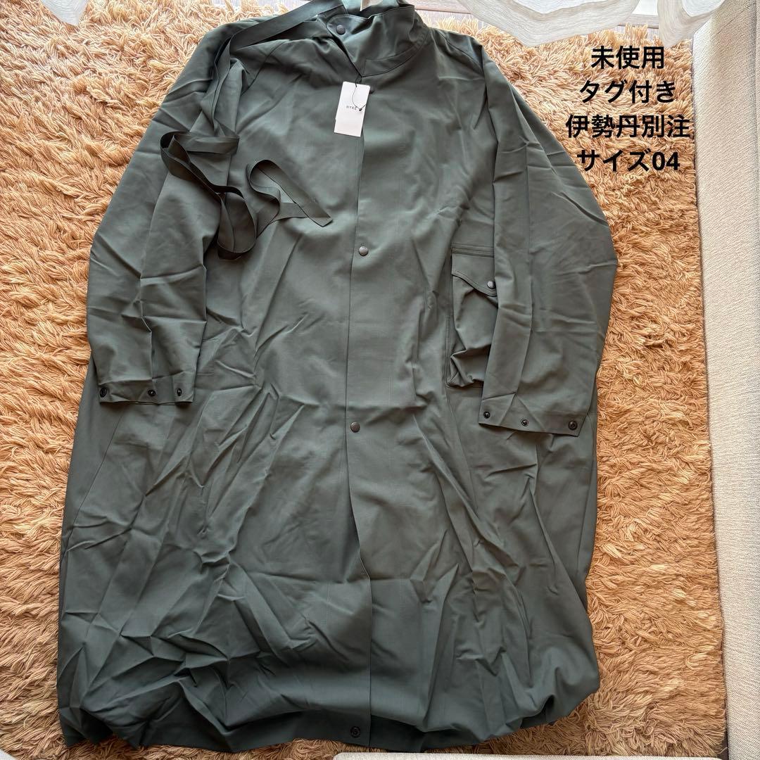 【未使用】HYKE ハイク 伊勢丹別注 ウール ミリタリーコート メンズ 04