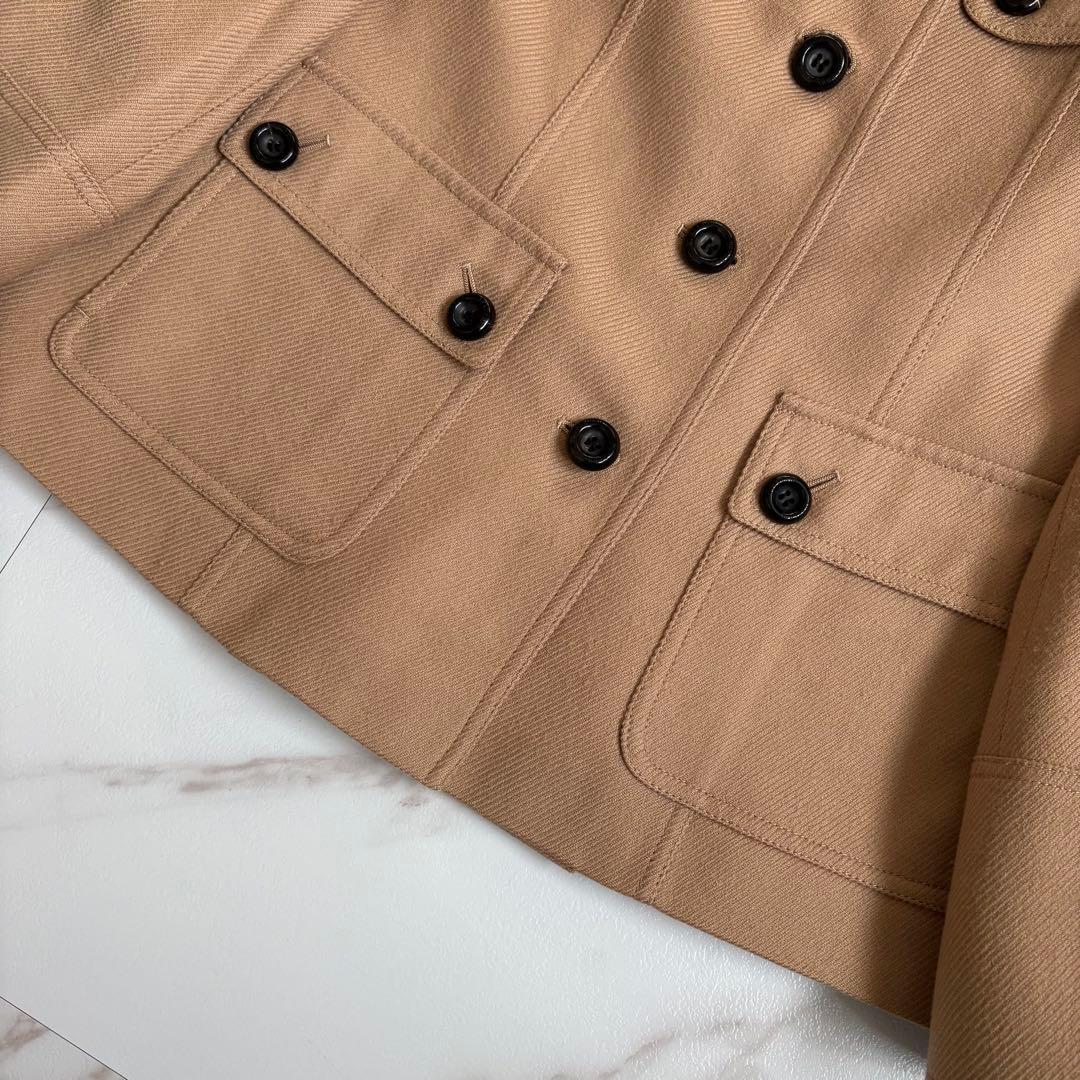 大きいサイズ3L◆バーバリーロンドン シングル ピーコート シャドーチェック