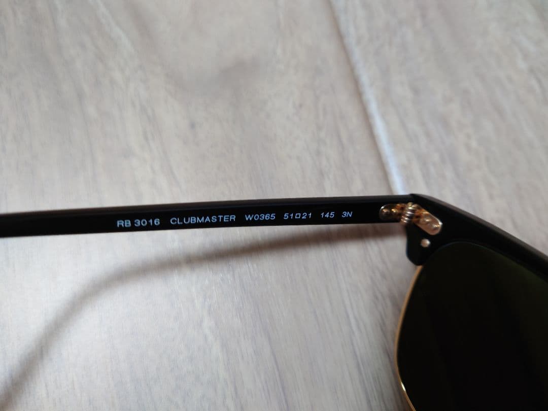 ハ*グ様 レイバン クラブマスター RB3016 W0365・51 レギュラーフ