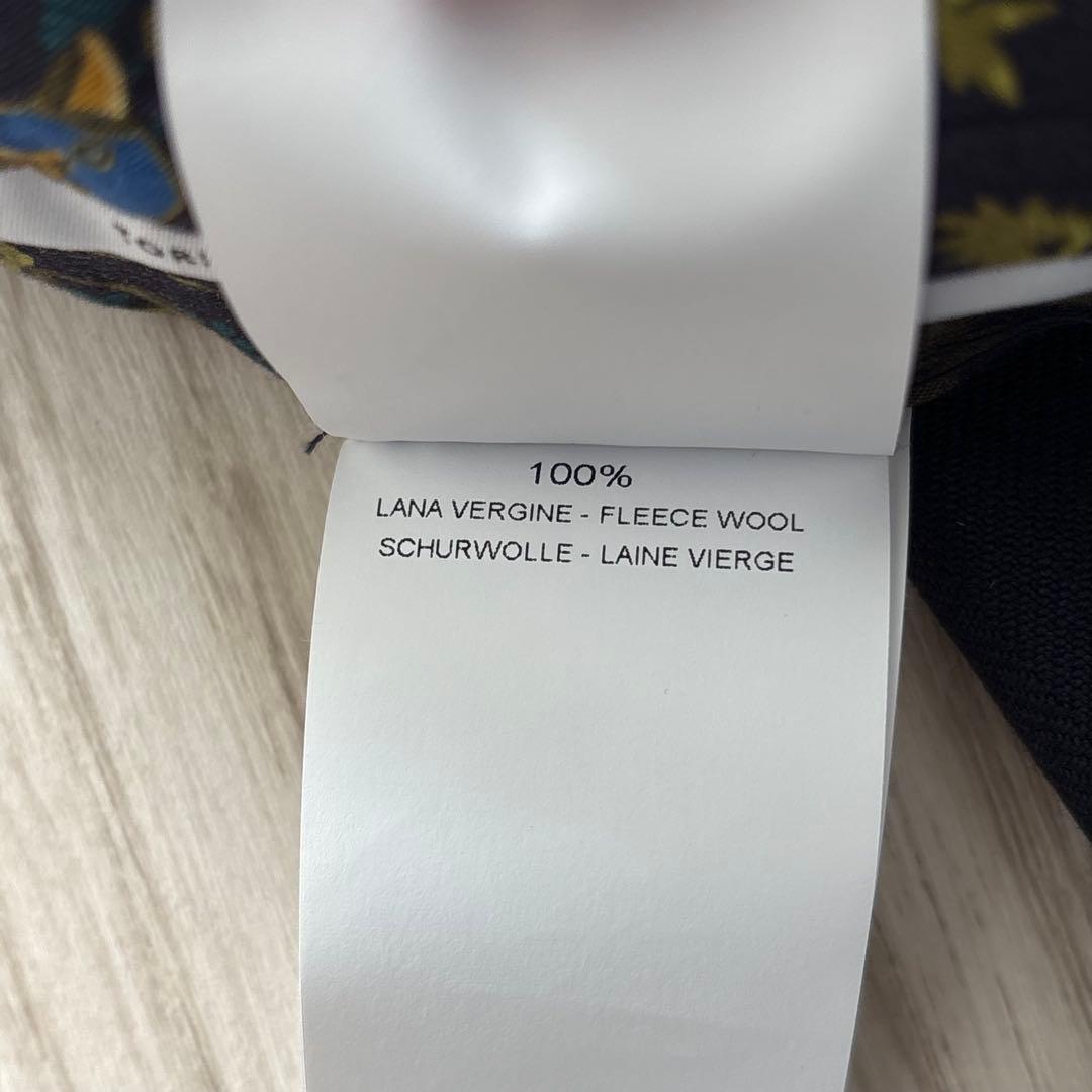 【美品】PT TORINO スラックス ネイビー 48 L ヘリンボーン 春秋冬