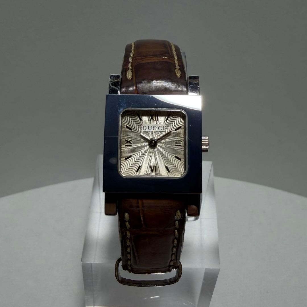 【稼働/新品電池】グッチ 腕時計 7900P ヴィンテージ スクエア SWISS