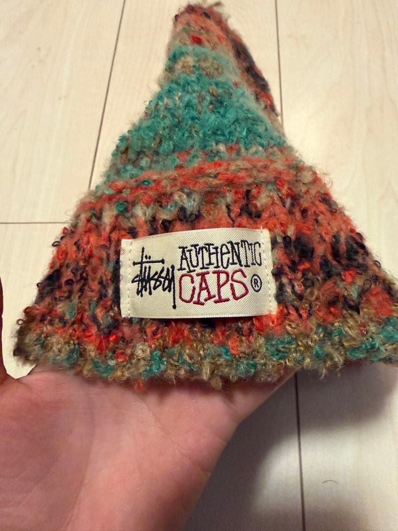 即完アイテム！STUSSY SKULLCAP TEXTURED YARN