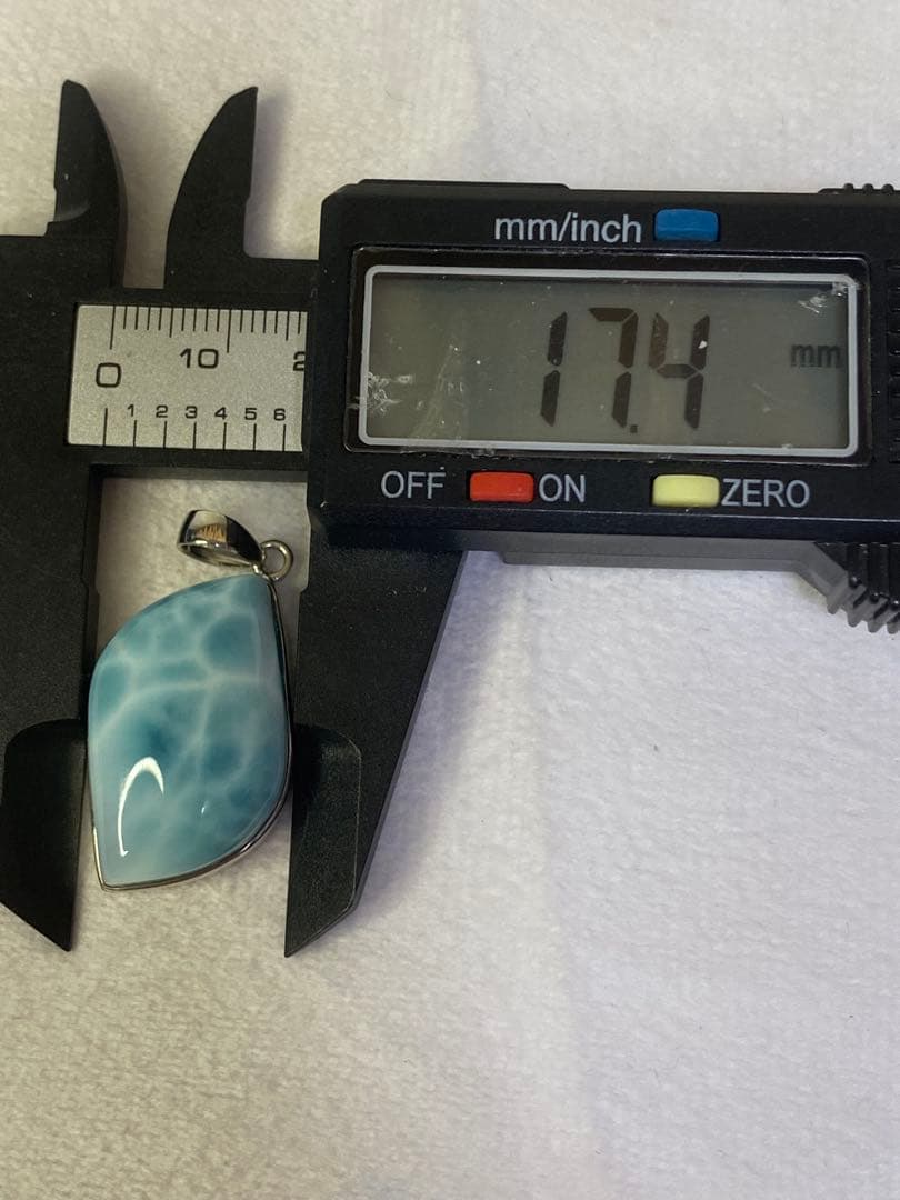 ラリマー　三大ヒーリングストーン　ペンダントトップ　ドミニカ共和国産