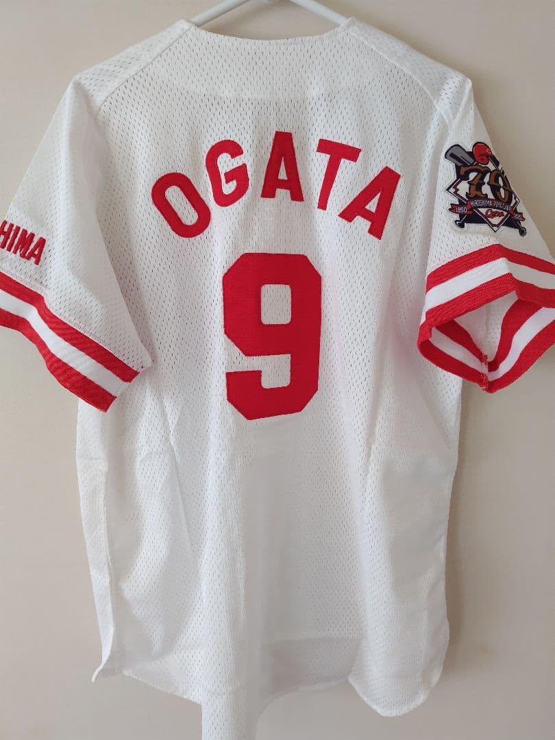 最終価格【限定品アレンジ】広島東洋カープ 復刻ユニフォーム#9 緒方孝市さん M