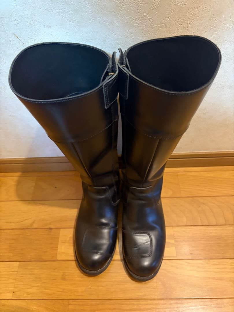 ワイルドウィング　ホーク　WWM012ブラックロングバイクブーツ