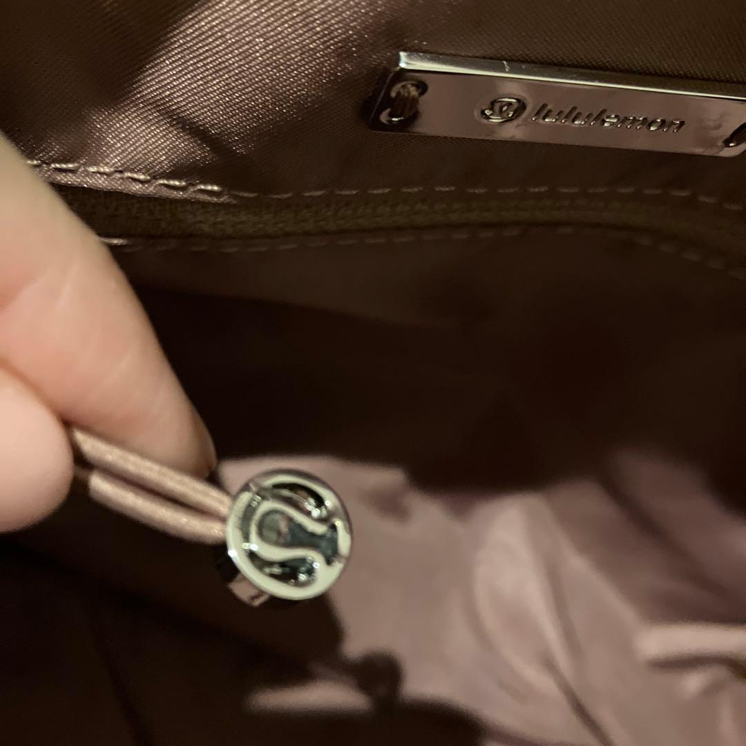 ルルレモン　くすみピンク　ミニボストンショルダーバッグ♡