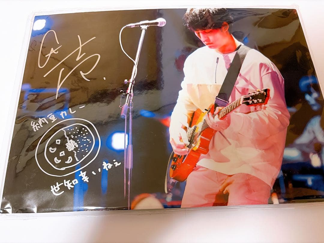 【非売品】緑黄色社会 小林壱誓 サイン入り フォトボード ＋おまけ