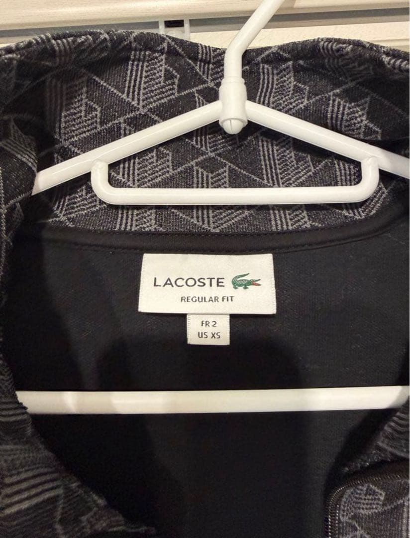 t*n様 LACOSTE 幾何学模様 ジップアップジャケット US XS