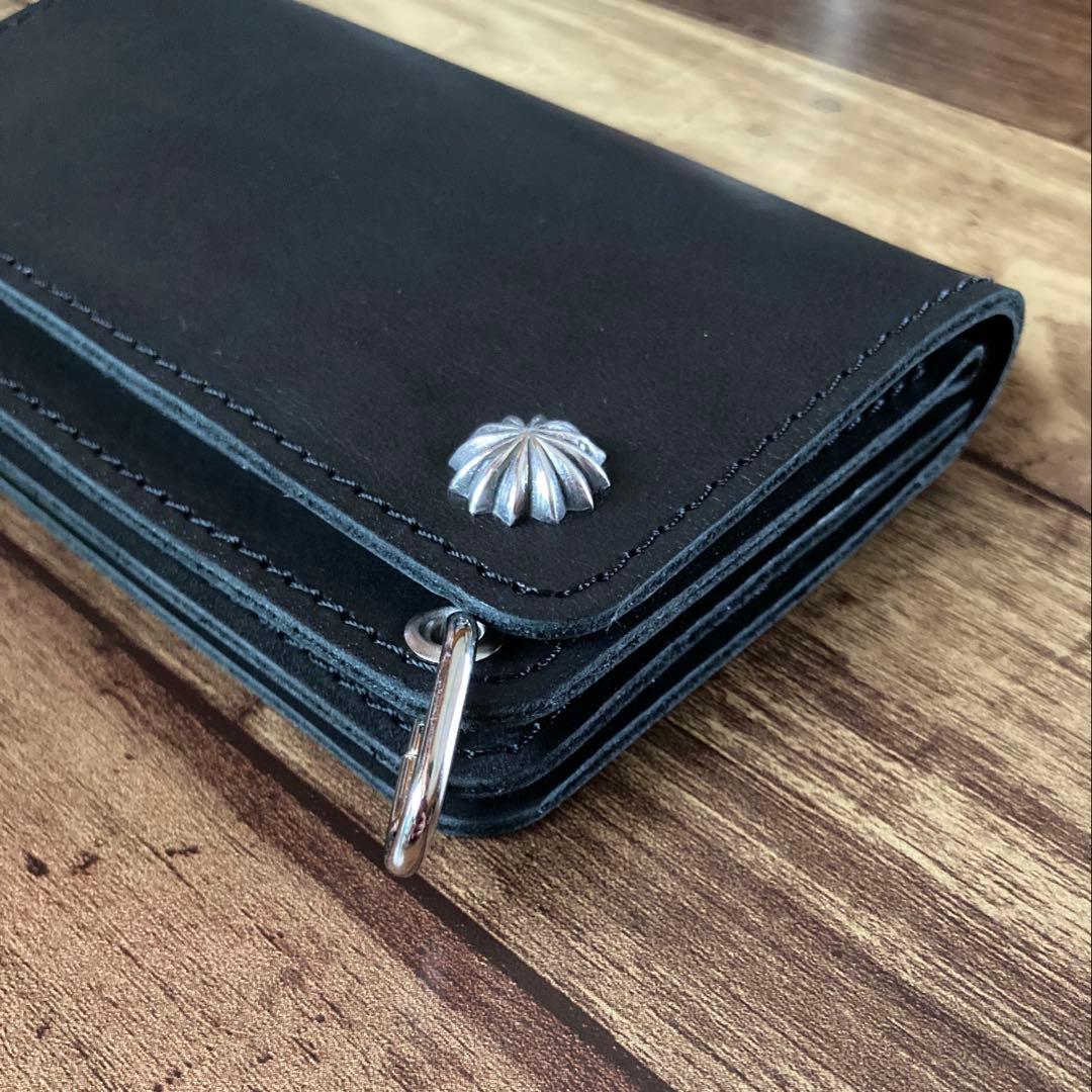 【お札を折らずに収納】COW CRUST トラッカーウォレット150（ミドル）